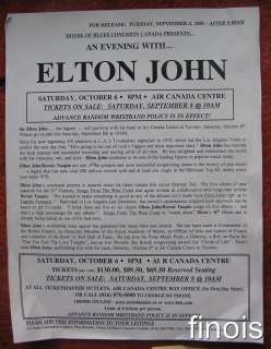 ELTON JOHN 6 PIECE COLLECTION 1975 NEWSPAPER ARTICLES + PRESS RELEASE 