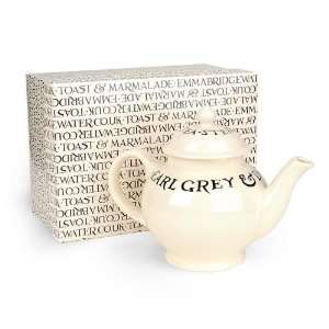  Bridgewater Pottery T&M Black Toast 4 Cup Teapot (Gift 