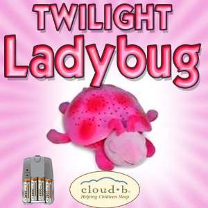 Cloud b Twilight Ladybug Pink (7353 PK) + NiMH AAA Rechargeable 