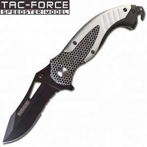 25 Tac Force Honeycomb Spring Assisted Tactical Folding Knife 