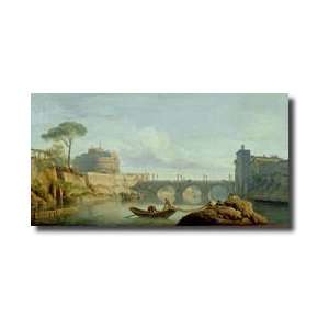  The Bridge And Castle Santangelo 1745 Giclee Print