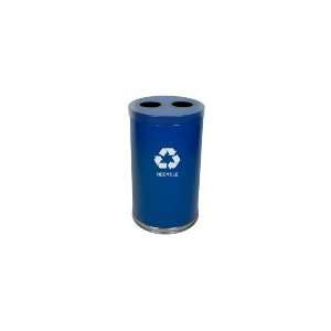Witt Industries 18RTBL 2H   36 Gallon Indoor Recycling Container w/ 2 