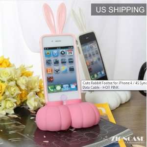  Cute Rabbit Footee iPhone 4 / 4S Sync Stand W/ iPhone USB 