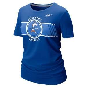  Boise State Broncos Womens Nike Vault Royal Retro T Shirt 