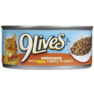  9Lives Shredded Turkey   24 x 5.5 oz