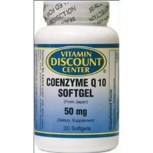  CoEnzyme Q 10 Softgel 50mg by Vitamin Discount Center   30 