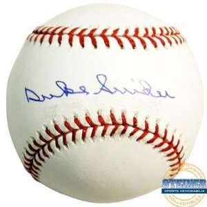 Duke Snider Autographed Baseball 