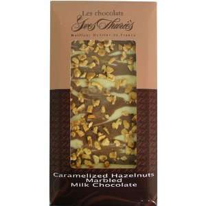 Yves Thuries Caramelized Hazelnuts Marbled Milk Chocolate  