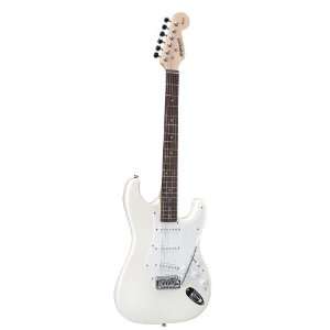   028 0001 580 Electric Guitar   Strat White Musical Instruments