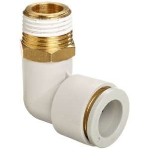 SMC KQ2L12 04S PBT Push To Connect Tube Fitting with Sealant, 90 