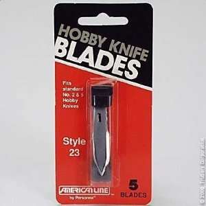  American Safety Razor #66 0523 5PK #23 Hobby Blade