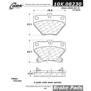  Axxis, 109.08230, Ultimate Brake Pads Automotive