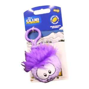  Disney Club Penguin 2 Inch Plush Puffle Clip On Purple 
