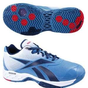 Reebok Mens Rematch Tennis Shoe (Blue/White)  Sports 