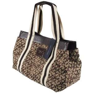 Tommy Hilfiger Logo Medium Iconic Tote Handbag Purse Bag 
