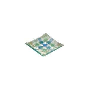   Curved Square Glass Sauce Dish   100209