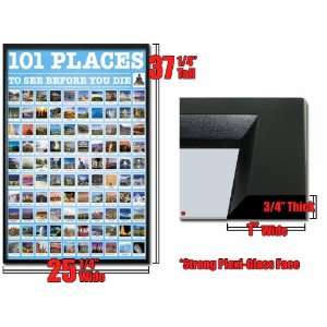  Framed 101 Places To See Poster Before You Die Fr33467 