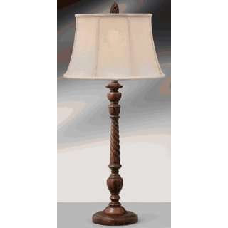  Complements 10177DBLS Mahogany Resin Arcadia Table Lamp 