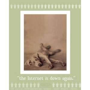 Internet Is Down Again HIGH QUALITY MUSEUM WRAP CANVAS 
