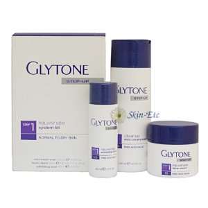  Glytone Step Up 3 Piece Kit   Normal to Dry Skin Beauty