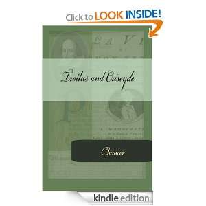 Troilus and Criseyde Chaucer  Kindle Store