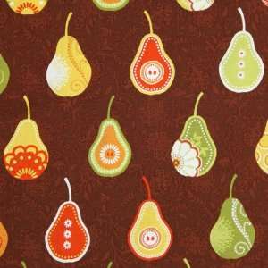  Riley Blake Decadence Pears Brown Fabric Yardage Arts 