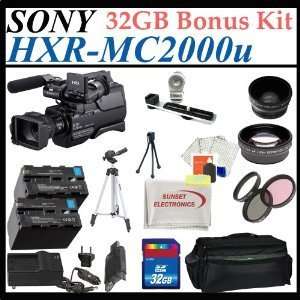  Sony Hxr mc2000u Shoulder Mount Avchd Camcorder with 32gb 
