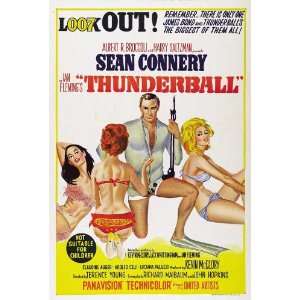  Thunderball (1965) 27 x 40 Movie Poster Australian Style A 
