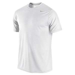  Nike White Legend Dri Fit Poly Short Sleeve Top Sports 