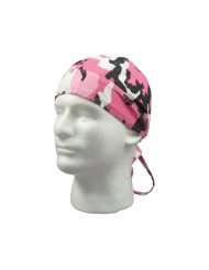 Pink Camouflage Headwrap / Du Rag / Do Rag / Do rag