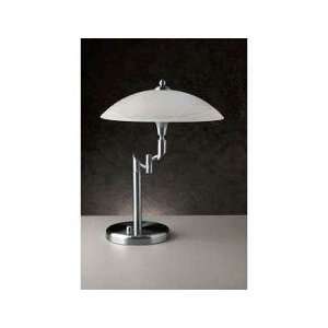  PLC 11336 SN BABA SWING ARM TABLE LAMP by PLC Lighting 