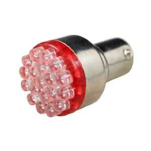 19 LED 12V Red 1156 Bayonet Bulb (100°) 