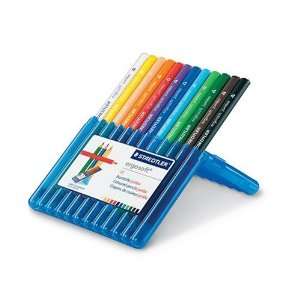  Jumbo Colored Pencils, Staedtler Ergosoft. Set of 12. (158 