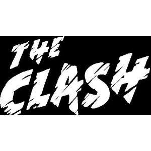  CLASH THE CLASH BAND WHITE LOGO DECAL STICKER Everything 