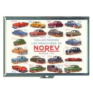 Norev Diecast Vintage Cars ID Holder, Cigarette Case or Wallet MADE 