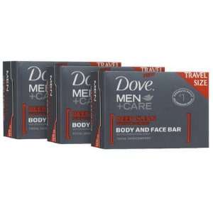 Dove Men +Care Body & Face Bar, Deep Clean, 2.6 oz, Travel Size, Deep 