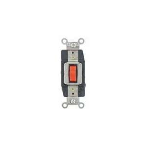  LEVITON 1285 R Wall Switch,SPDT,Maintained,20A,Red