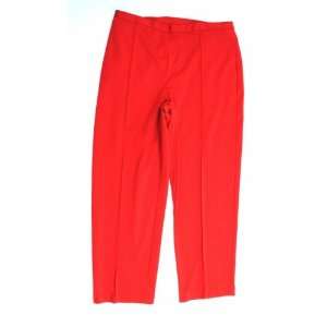    NEW ALFRED DUNNER WOMENS PANTS PROPORTIONED MEDIUM RED 12P Beauty