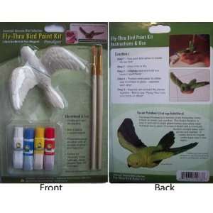  Parakeet Fly Thru Bird Paint Kit for Windows or Glasses 