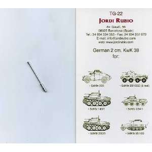   2cm KwK38 for SdKfz 222, SdKfz 140/1, SdKfz 252/23 Toys & Games