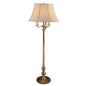 Lighting Enterprises F 1833/1405 Classic Brass Finish Floor Lamp with 