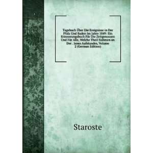   an Der . Jenes Aufstandes, Volume 2 (German Edition) Staroste Books