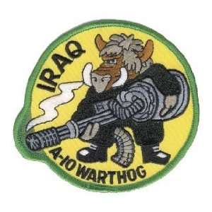   Air Force USAF Iraq A 10 Warthog 4 Embroidered Patch New Everything