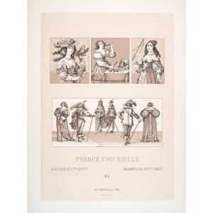  France 17th Century Dress Noble Aristocrat Panache Fashion 