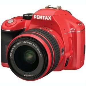   Camera (Red; K X With 1855Mm Lens) (Camera/Film / Digital Cameras