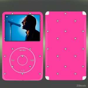  IPOD VIDEO Pink Mini Hearts Skin 62045 