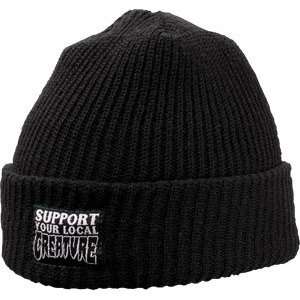  Creature Support Patch Beanie [Black]