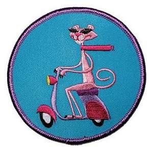  Pink Panther Embroidered Patch  Scooter 