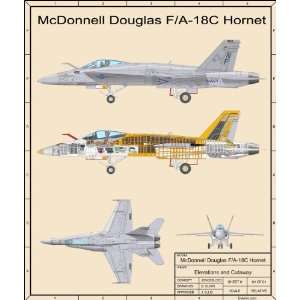  F/A 18C Hornet Giclee Print