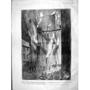  1904 CHICAGO FIRE IROQUOIS THEATRE BUILDING AMERICA
